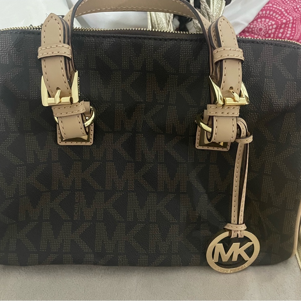 Michael Kors monogram satchel